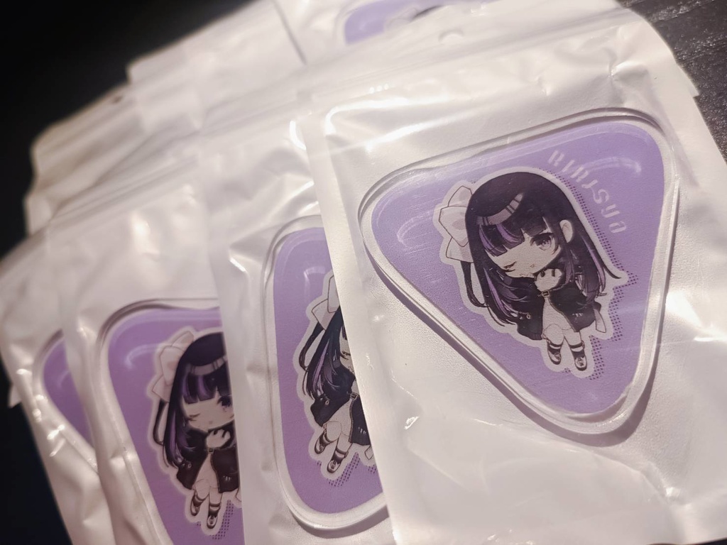 凛々咲 / Ririsya ギターピック風アクリルマグネット