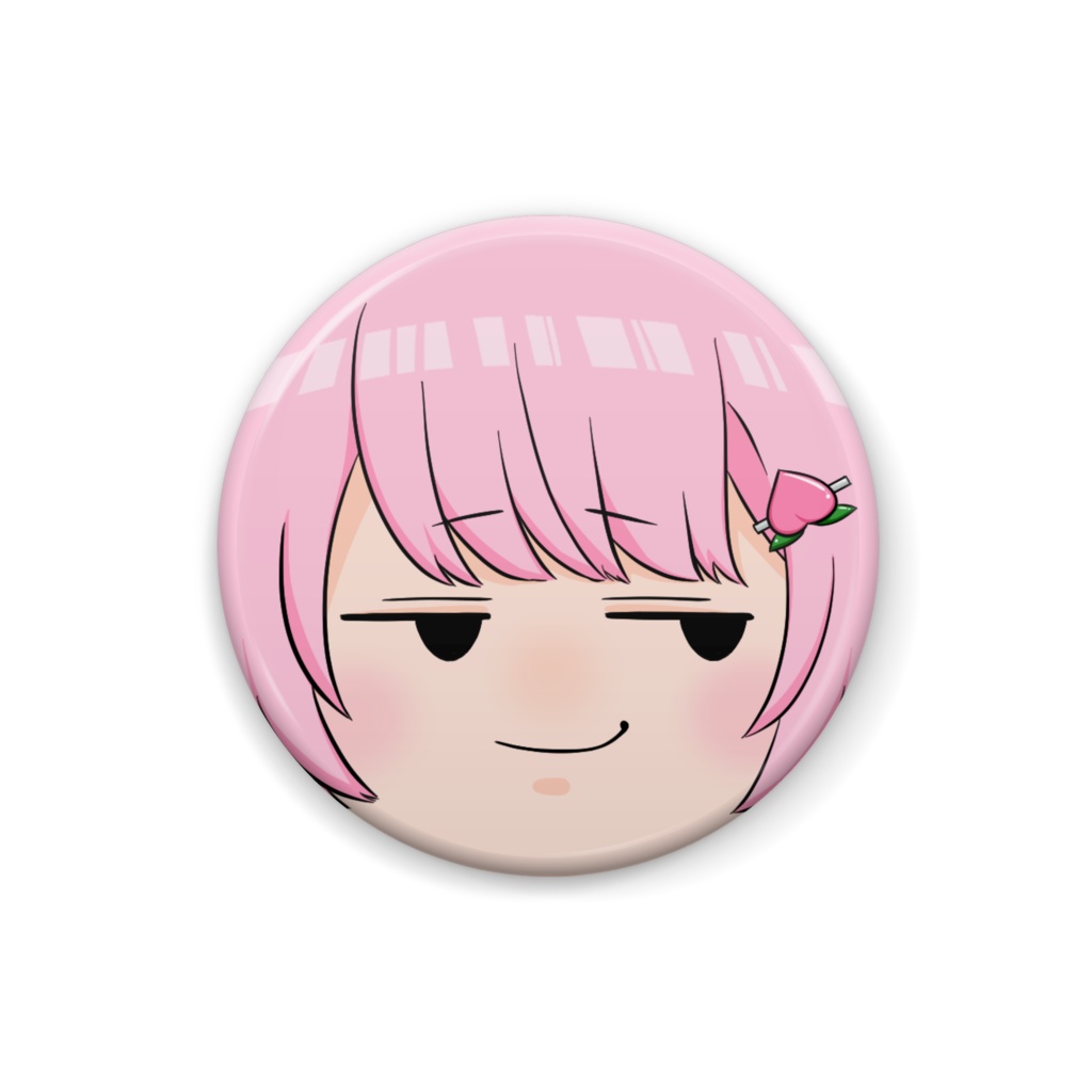 25mm ももめる 缶バッジ 😏