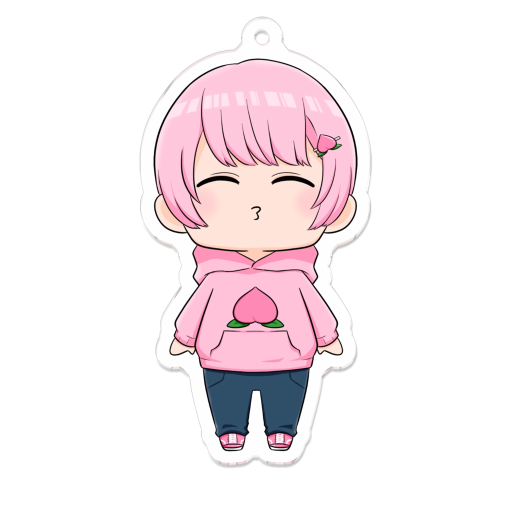 ももめる アクリルキーホルダー 😙 バージョン