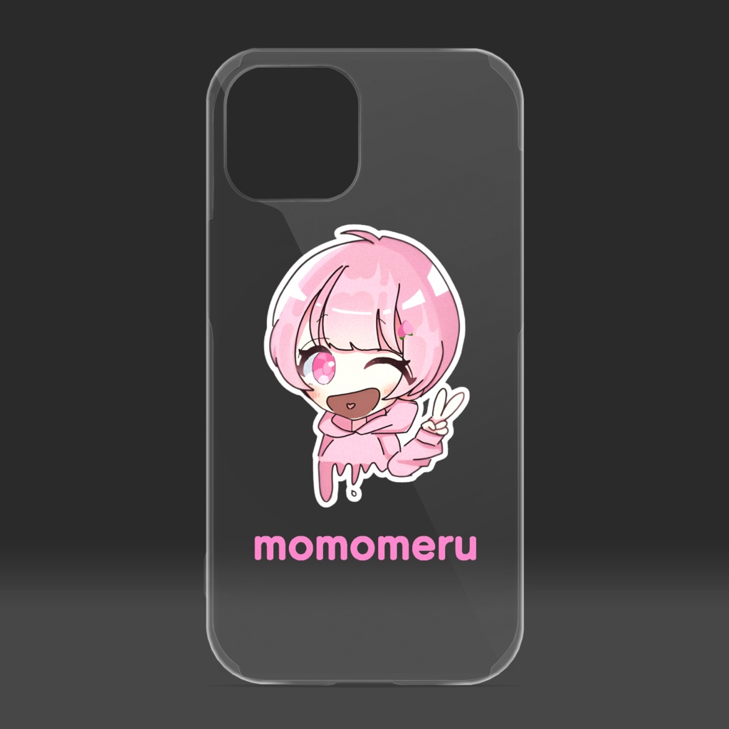 ももめる オリジナル iPhoneクリアケース iPhone13