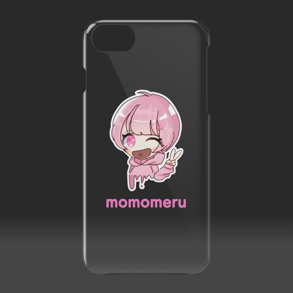 ももめる オリジナル iPhoneクリアケース iPhone7/8/SE(第2・第3世代)