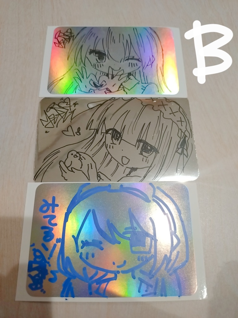 手描きステッカー販売ページ