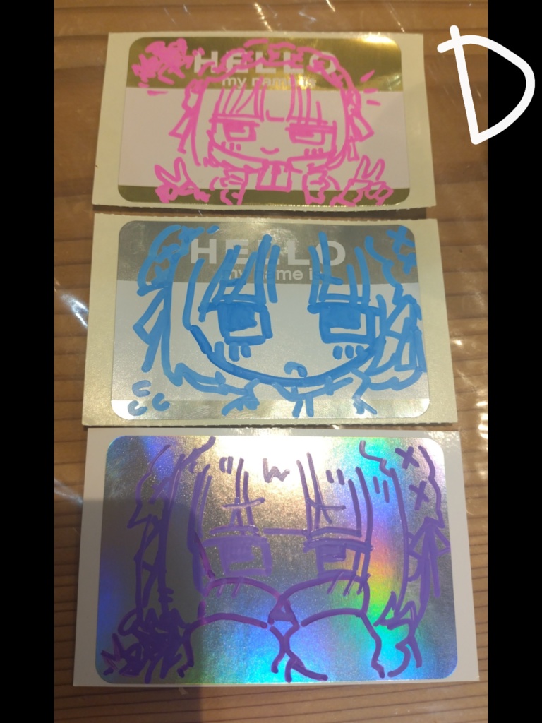 手描きステッカー販売ページ