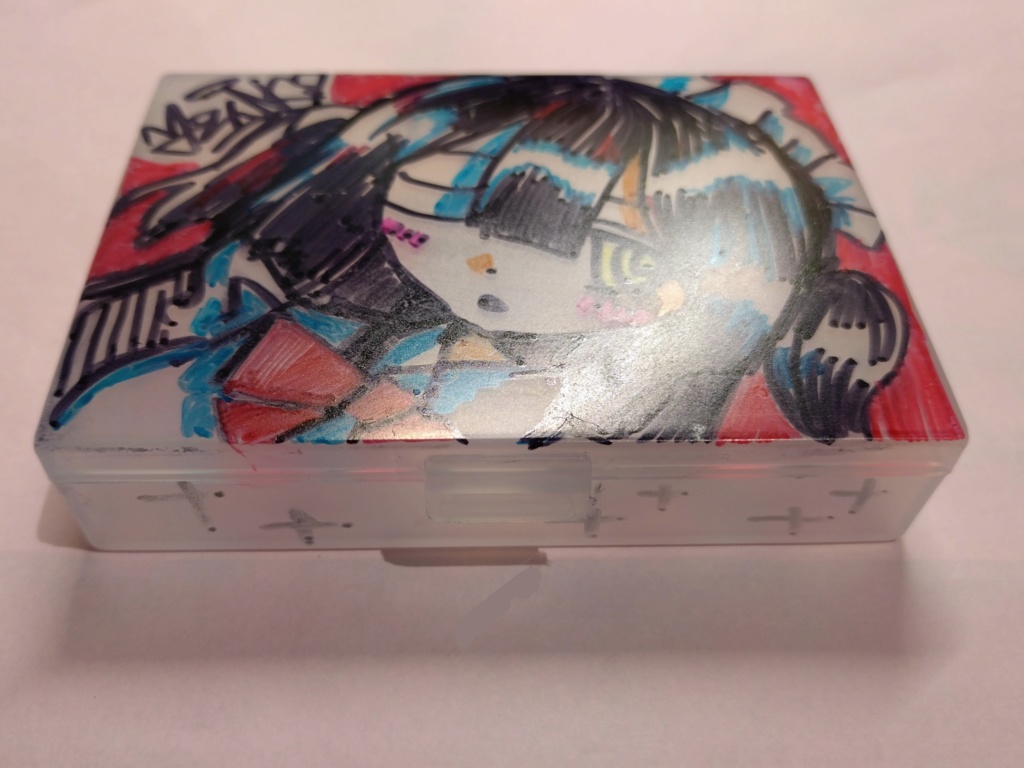 直筆イラスト小物入れ