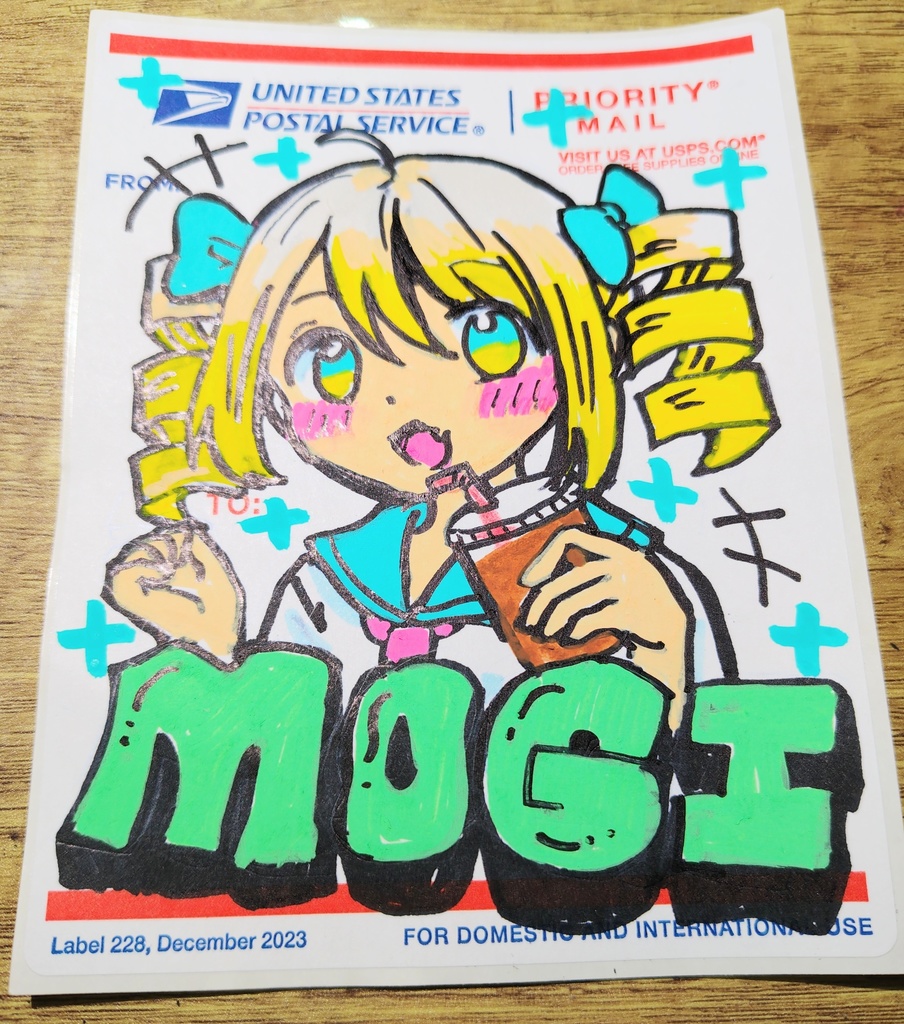 もぎ ステッカー