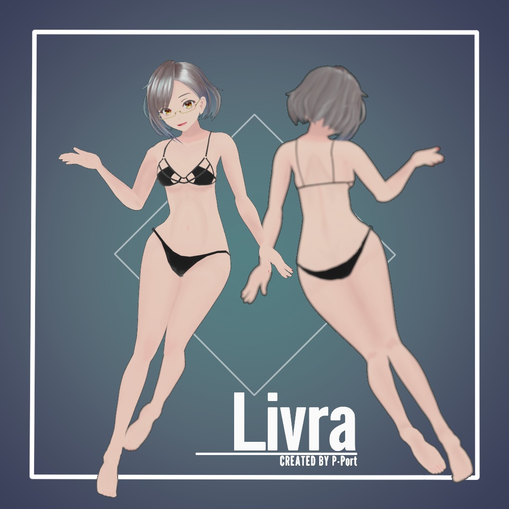 「Livra」 3D avatar for VRChat