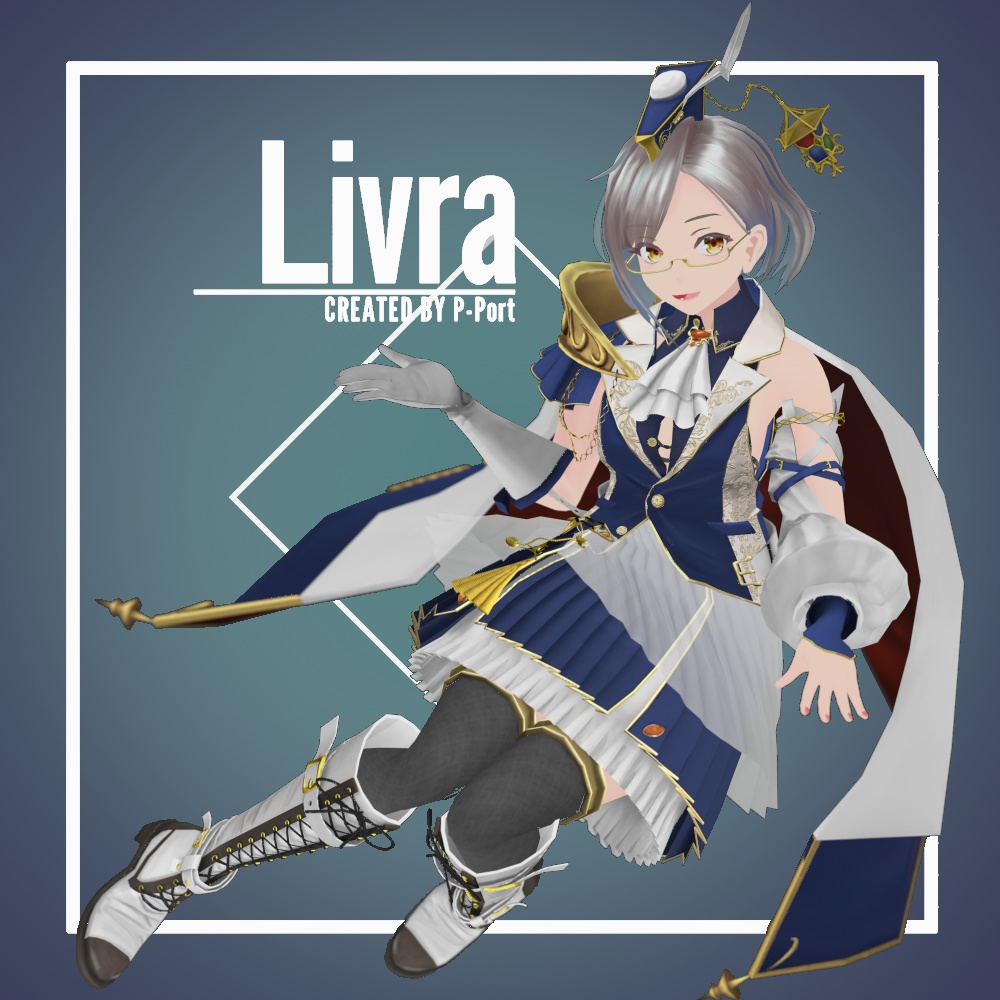 「Livra」 3D avatar for VRChat