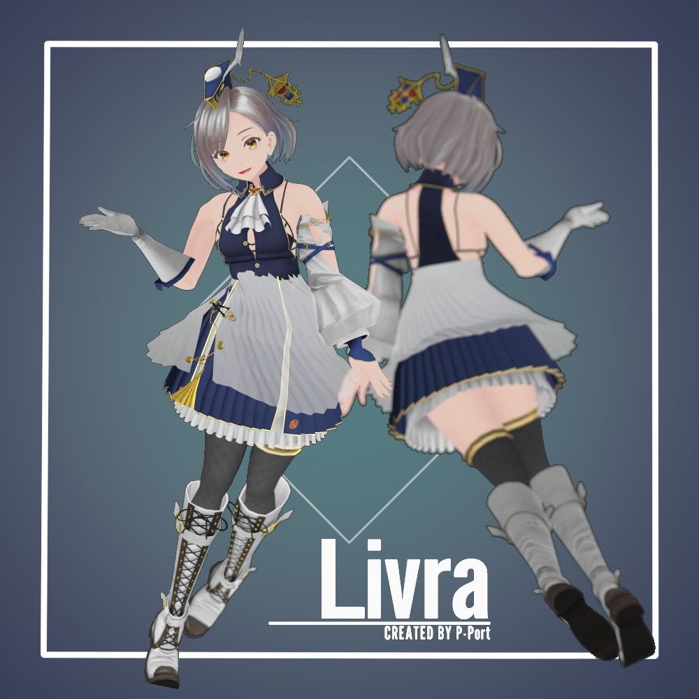 「Livra」 3D avatar for VRChat