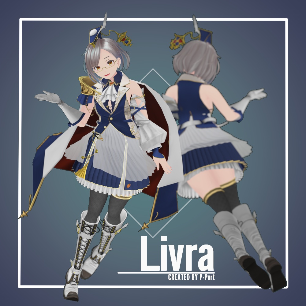 「Livra」 3D avatar for VRChat