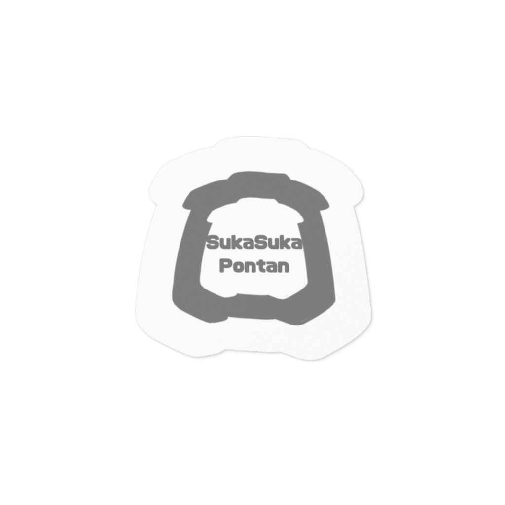 スカスカポンタンのステッカー