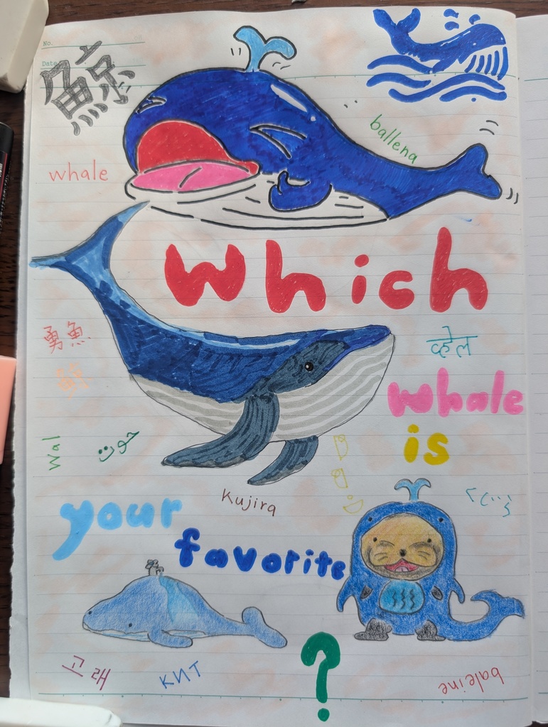 Which whale is your favorite?「DL版」