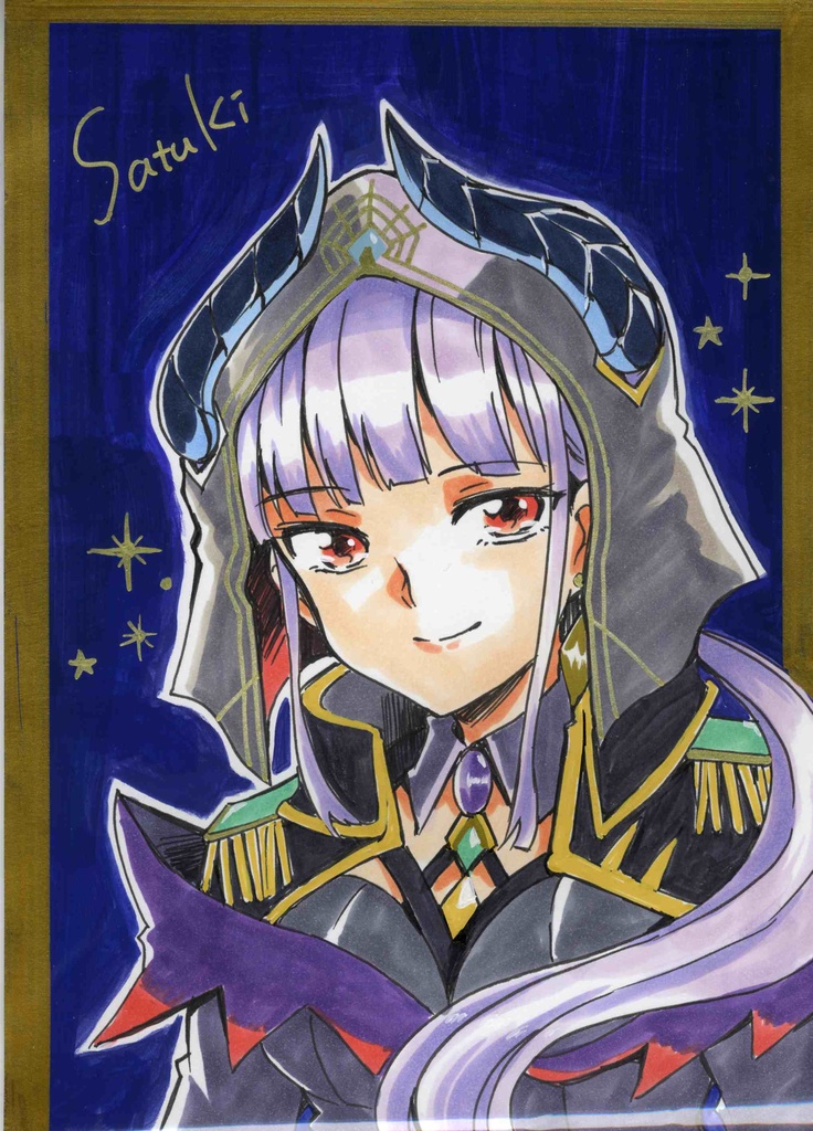 カラーイラスト【しもべマリ】A５サイズ