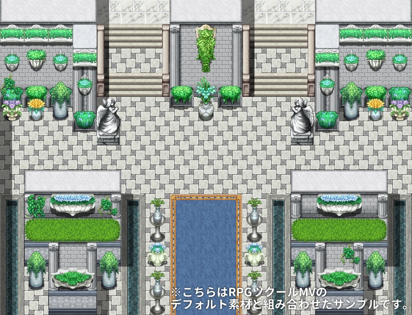 観葉植物 タイルセット ~田舎・酒場・現代・お城~