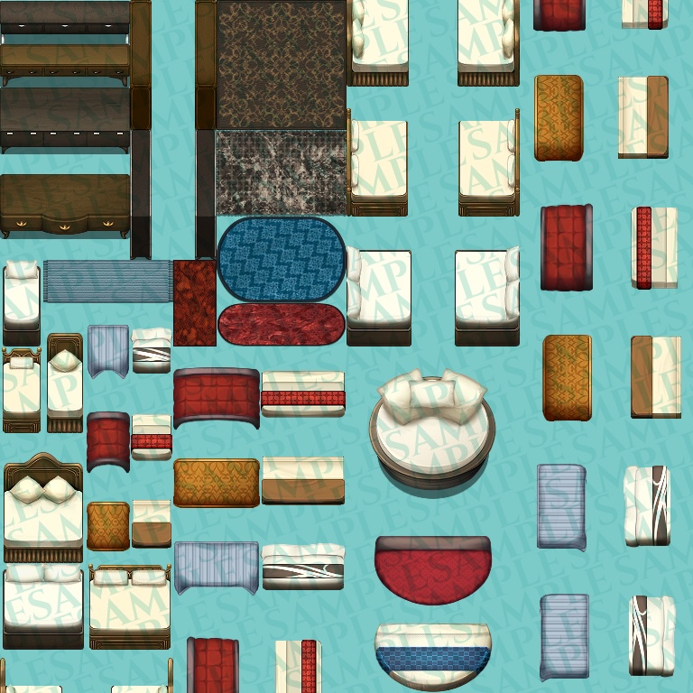 インテリア タイルセット ~ホテル・バスルーム~