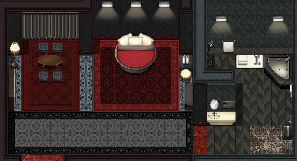 インテリア タイルセット ~ホテル・バスルーム~