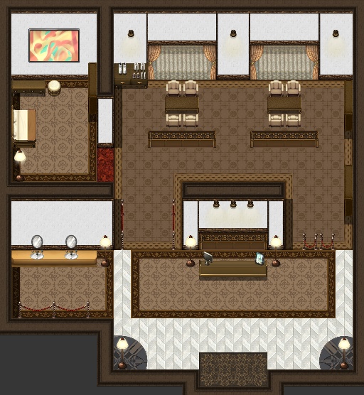 インテリア タイルセット ~ホテル・バスルーム~