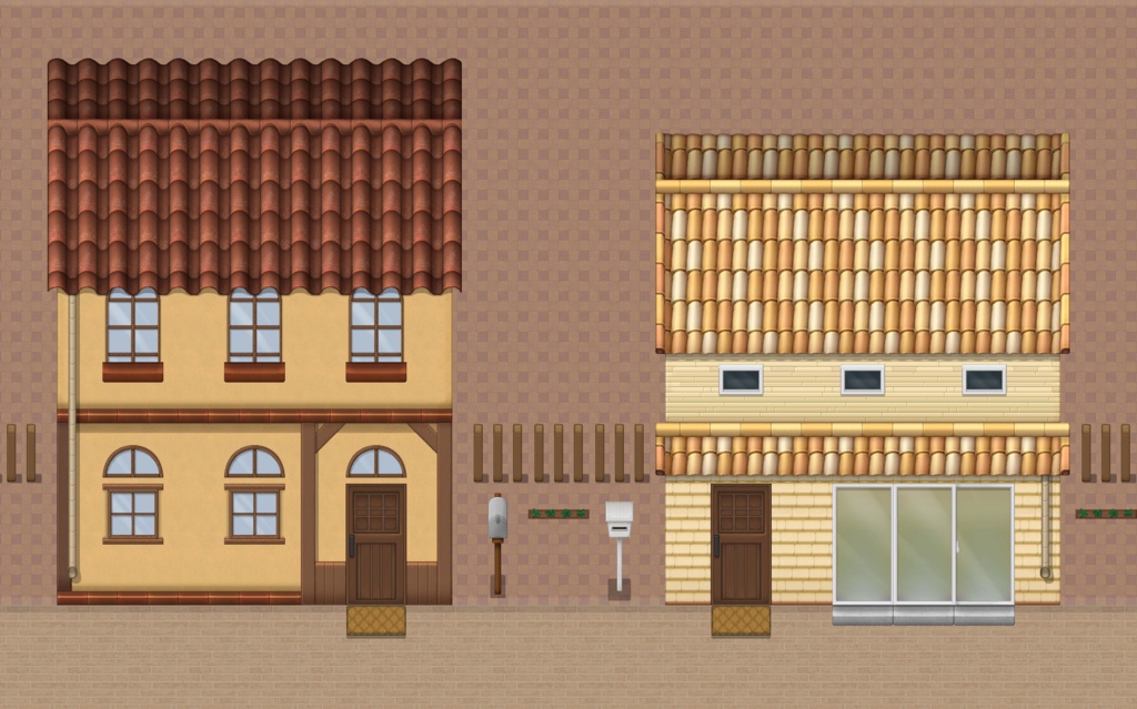 住宅地 タイルセット