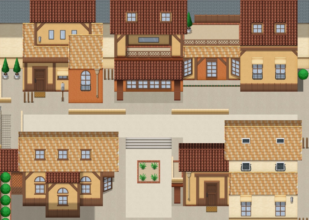 住宅地 タイルセット