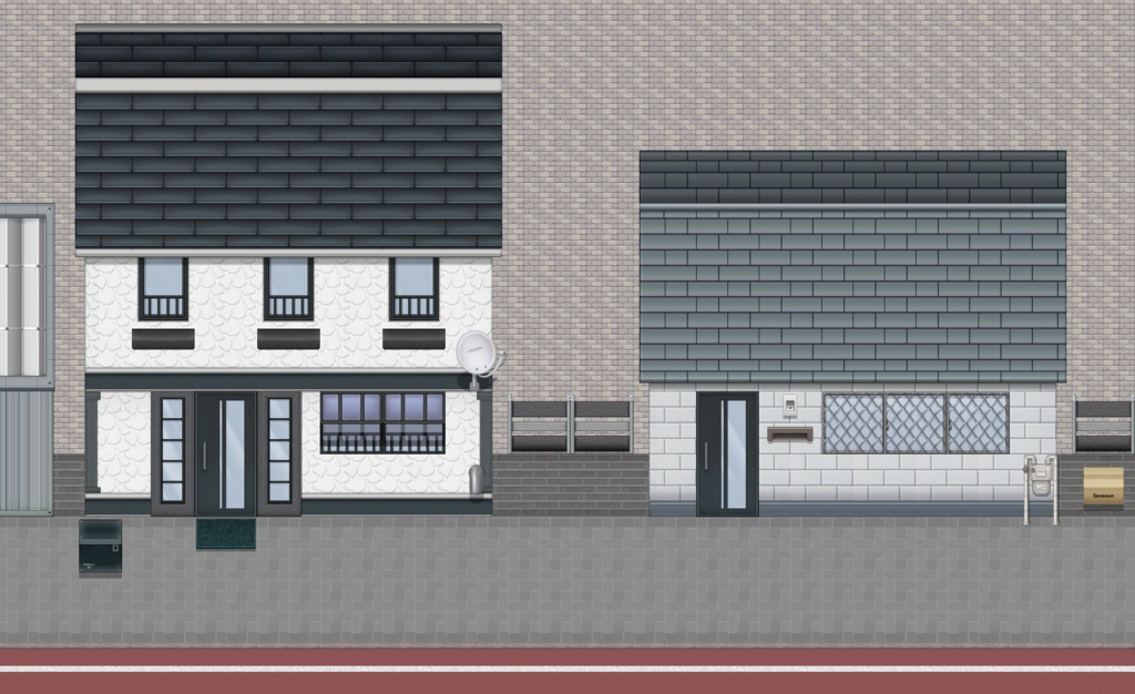 住宅地 タイルセット