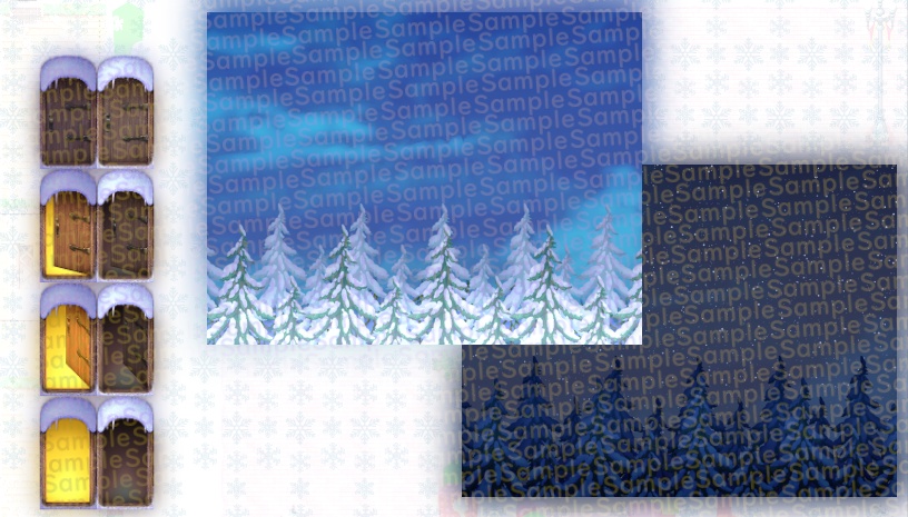 ウィンターホリデー&クリスマス タイルセット