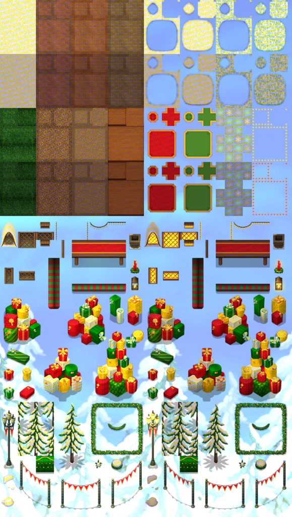 ウィンターホリデー&クリスマス タイルセット