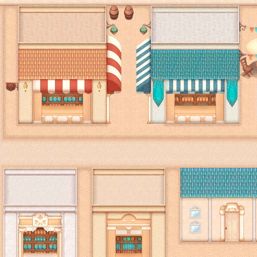 表裏の街 タイルセット