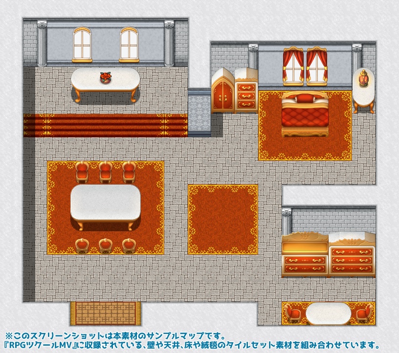 ファンタジー家具 タイルセット