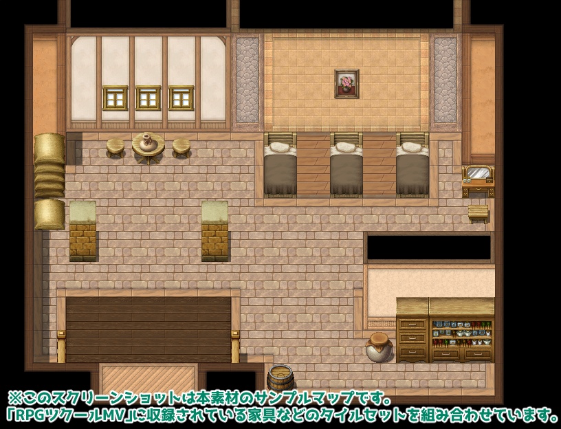 ファンタジー壁床 タイルセット