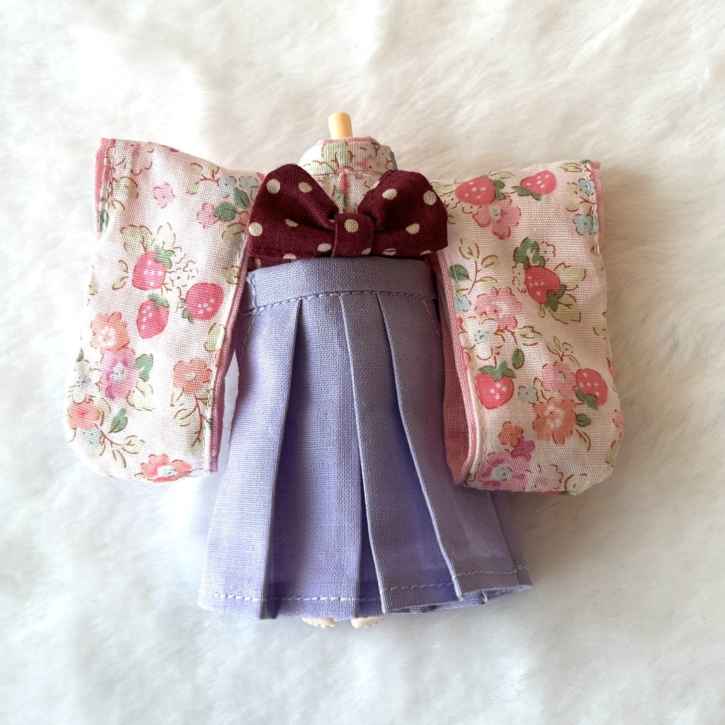 はかま4点セット 1/12ドール服