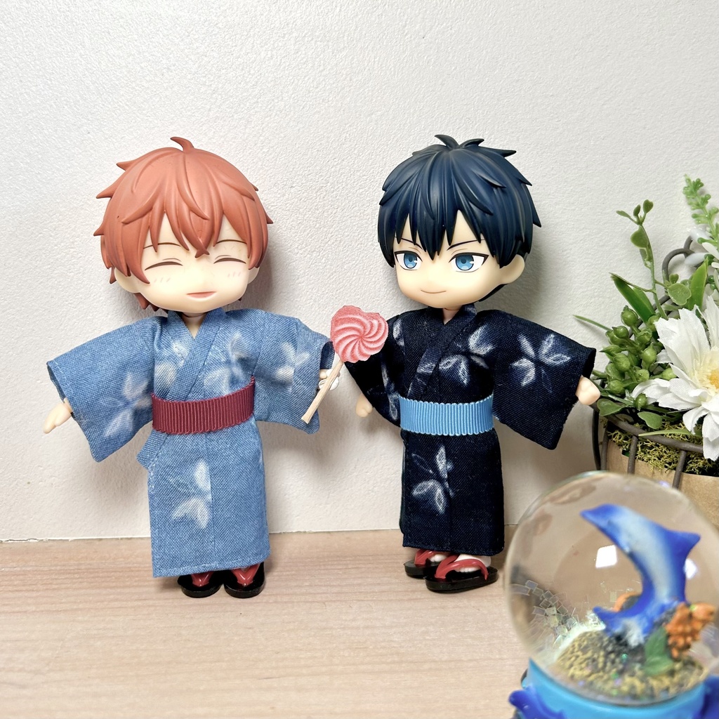 ペア浴衣セット　ねんどーるboy用