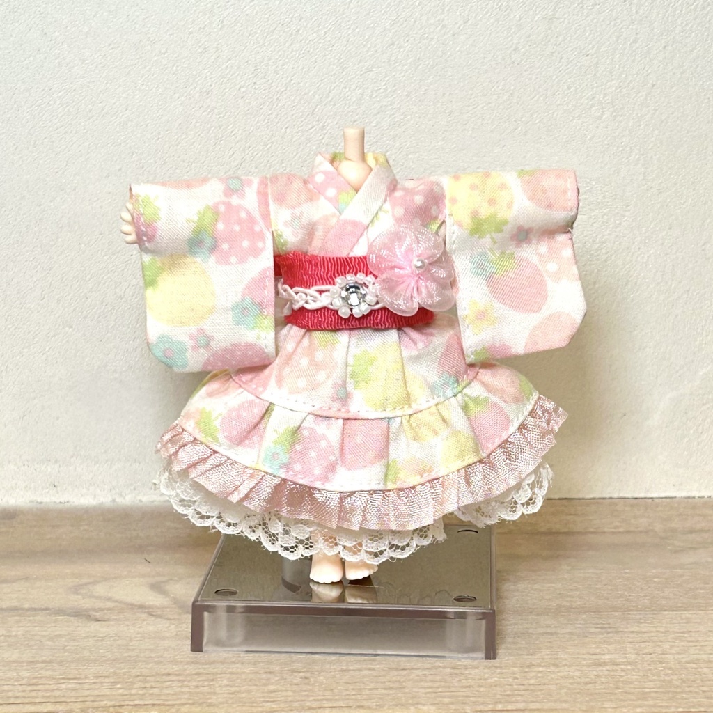 2way浴衣ドレス 1/12ドール用