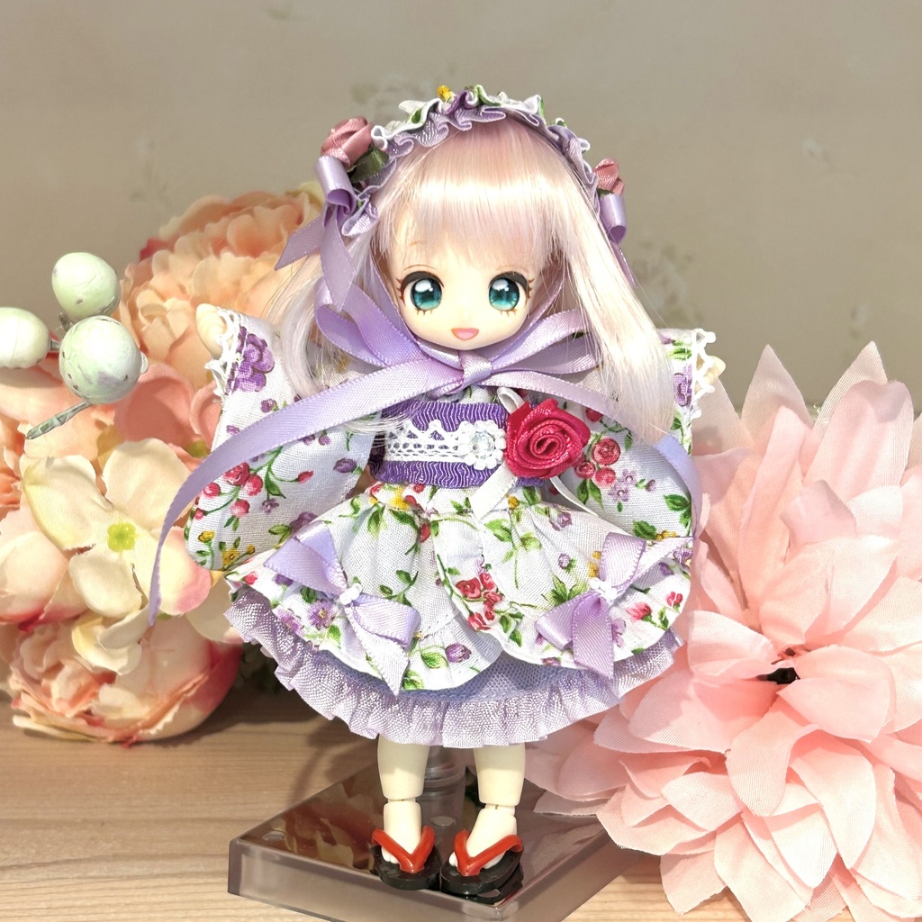 浴衣ドレス　ピコP用　ライラック
