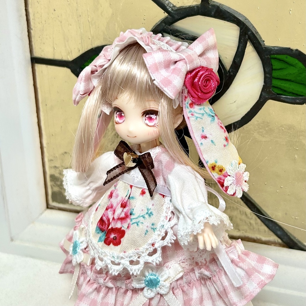 うさみみワンピースセット ピンク