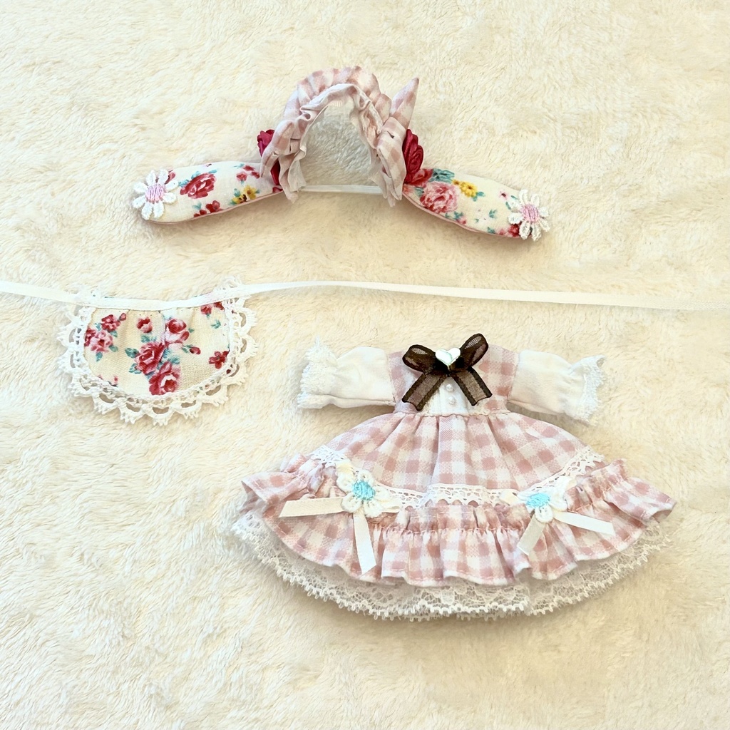 うさみみワンピースセット ピンク