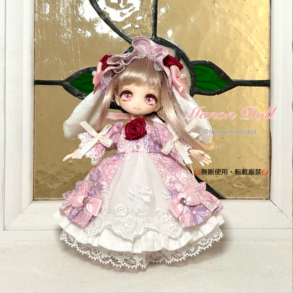 うさみみレイヤードドレス　ピンク 