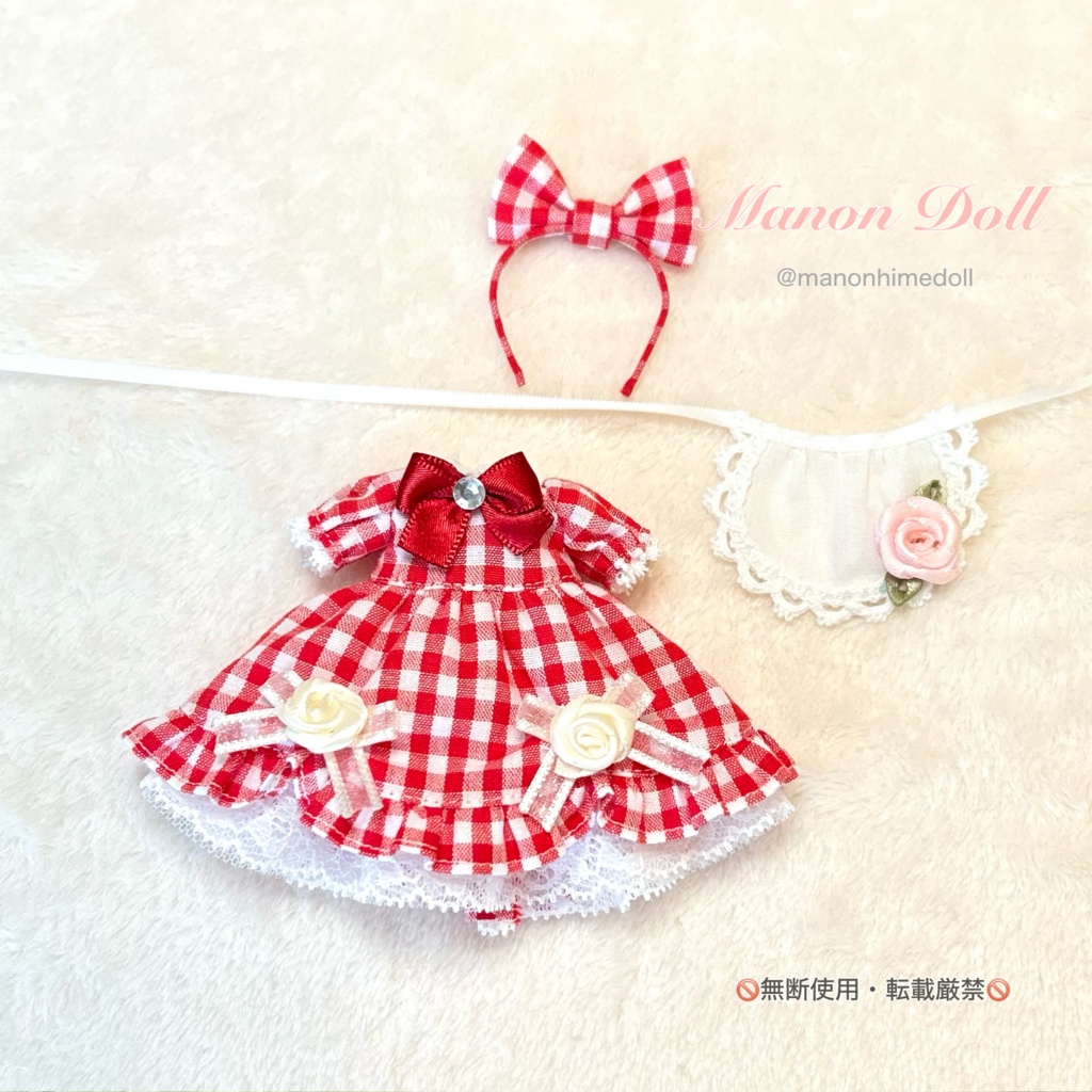 スカラップワンピースセット