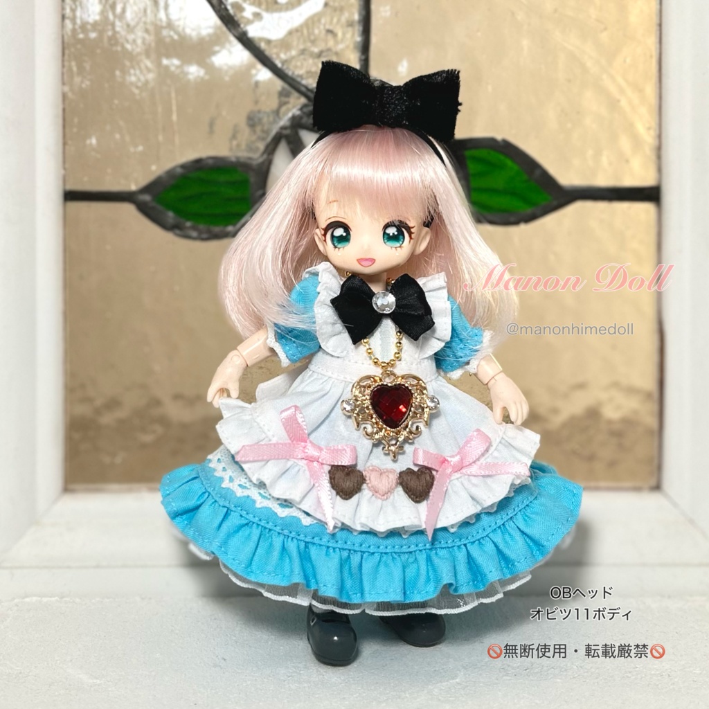 アリスのお洋服セット オビツ11サイズ