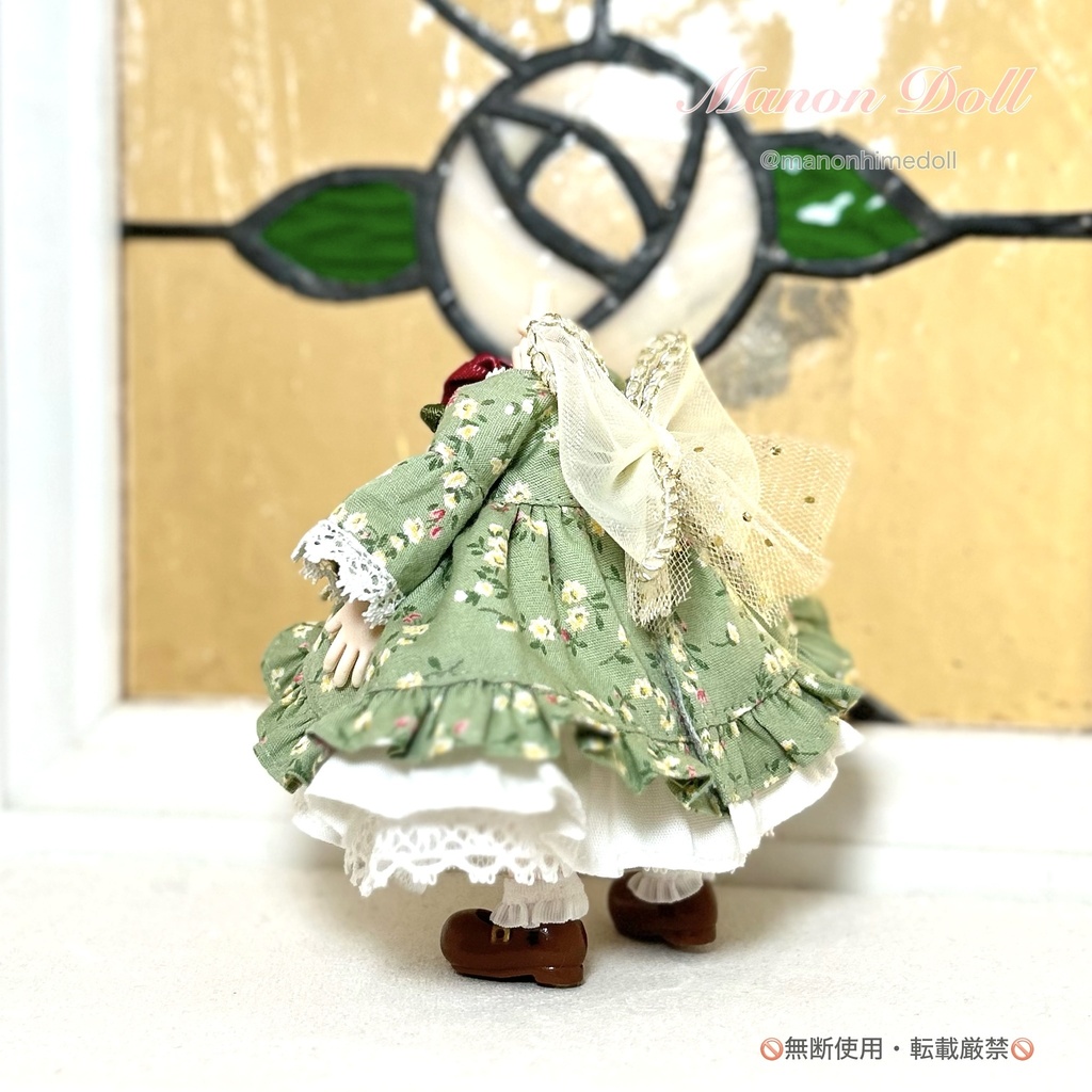 うさみみレイヤードドレス グリーン