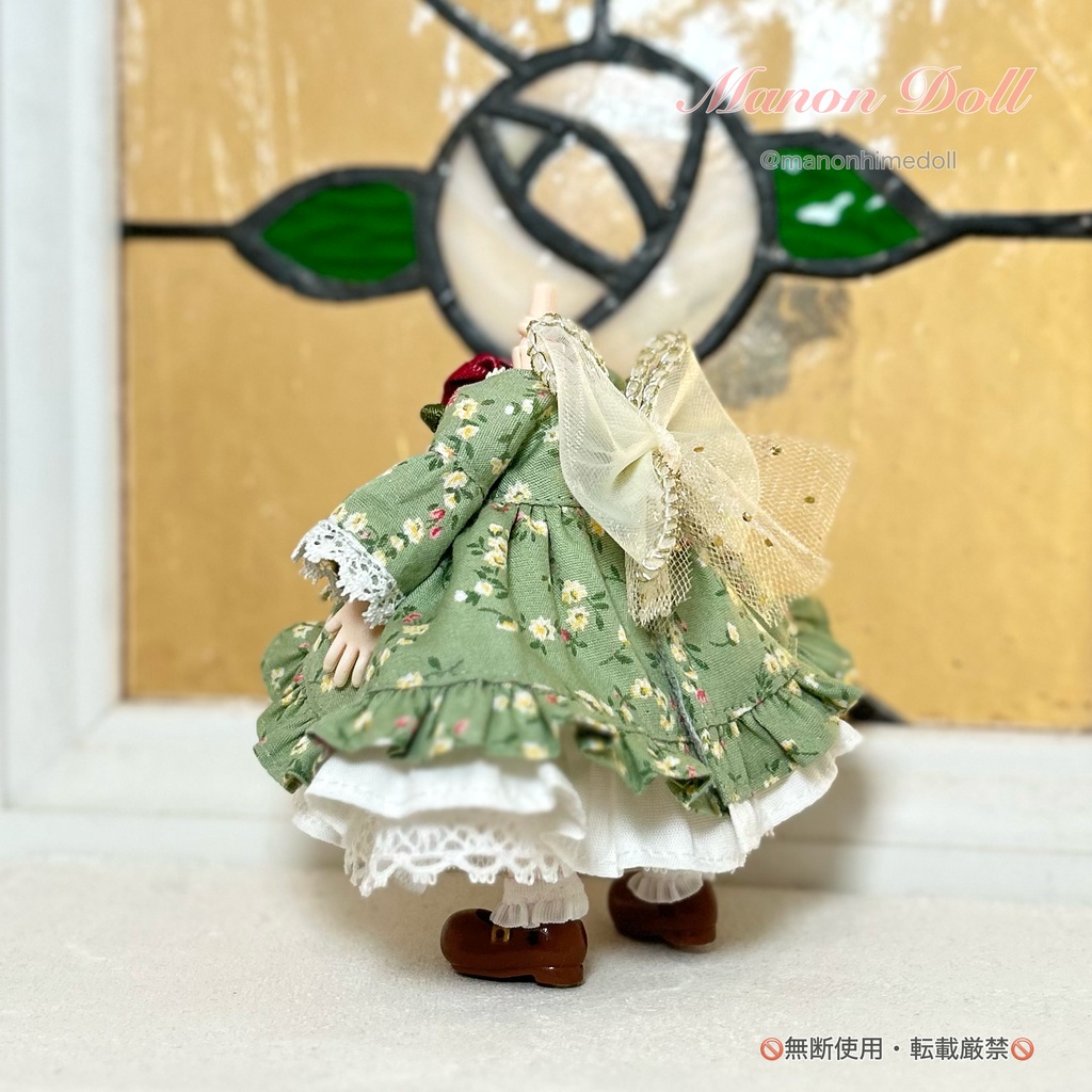 うさみみレイヤードドレス グリーン