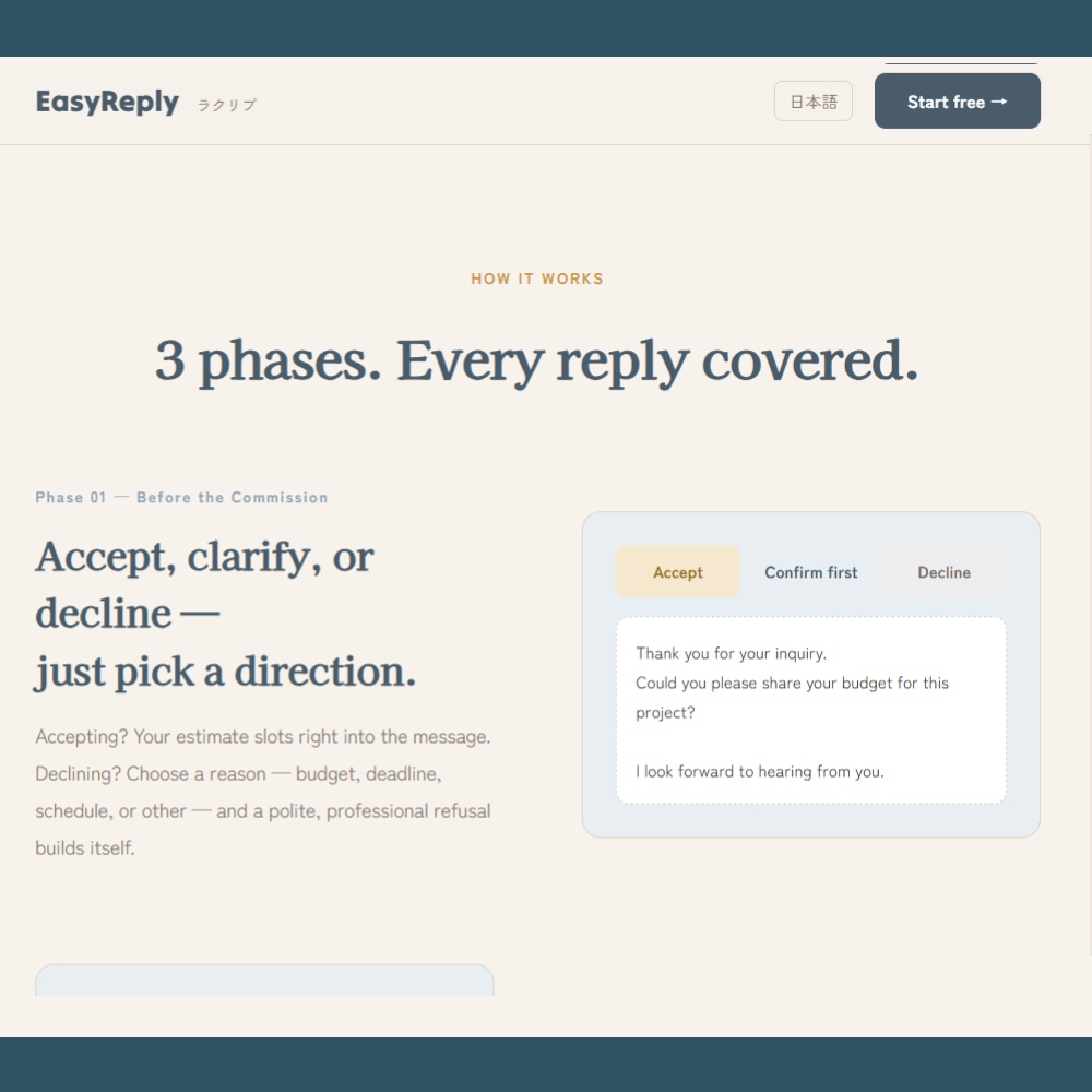 【返信テンプレ管理ツール】EasyReply ラクリプ ローカル版|買い切り/広告なし | Reply Template Manager for Creators