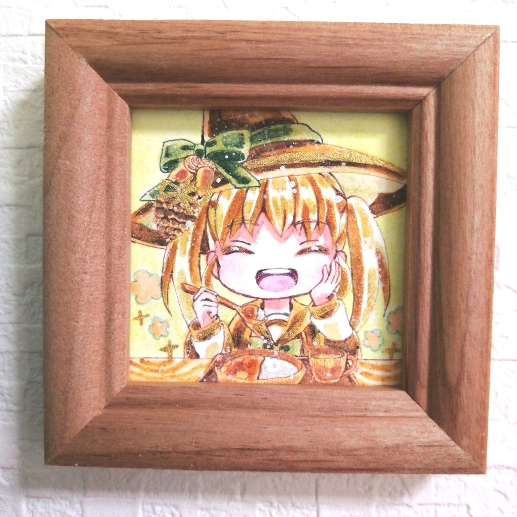 ミニ原画 小さな魔法使いと森の学校