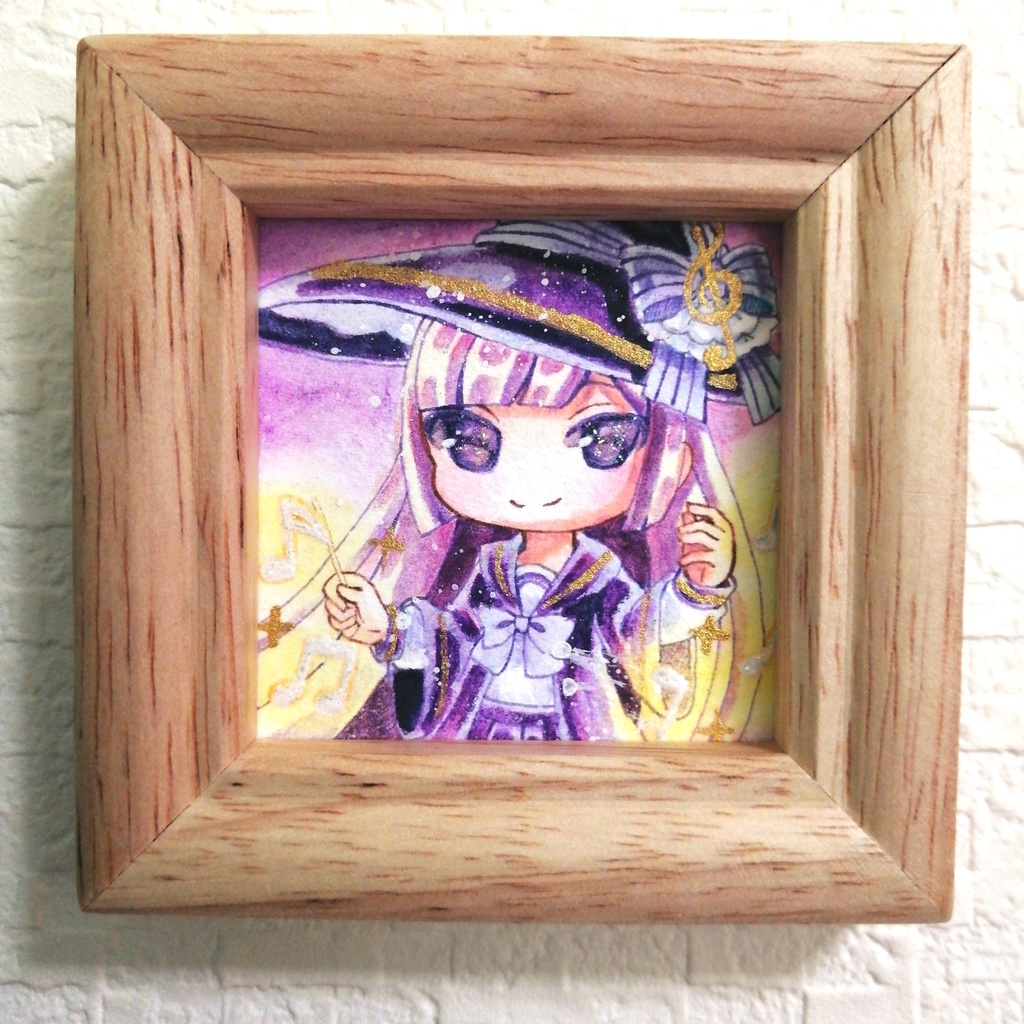 ミニ原画 小さな魔法使いと森の学校