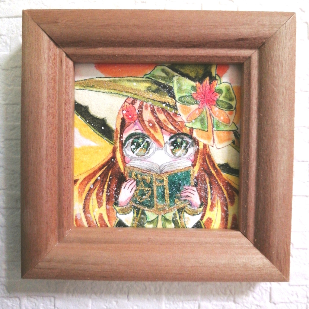 ミニ原画 小さな魔法使いと森の学校