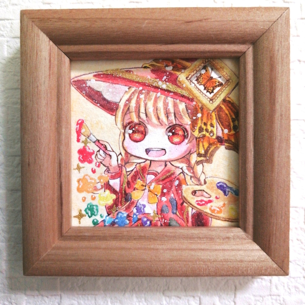 ミニ原画 小さな魔法使いと森の学校