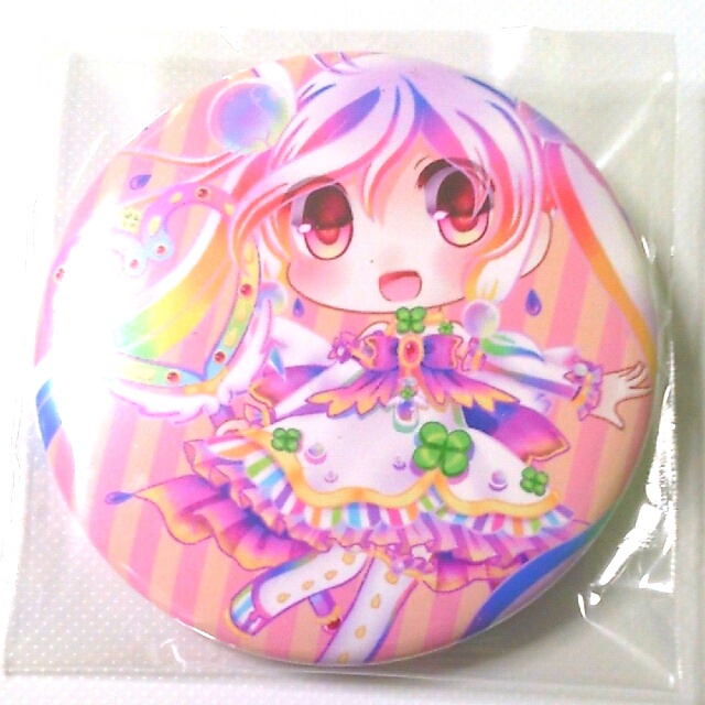 【創作魔法少女】白鳥風虹缶バッジ