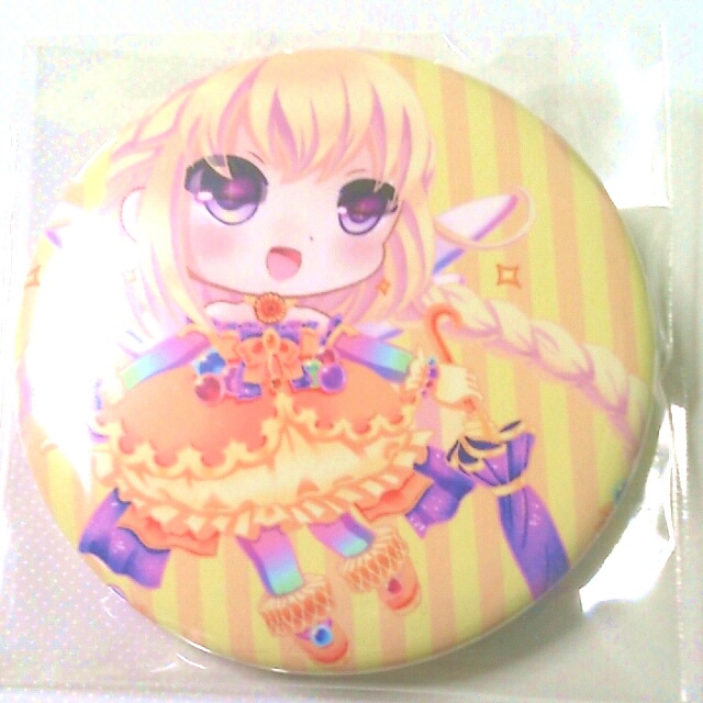 【創作魔法少女】煌夜希色缶バッジ