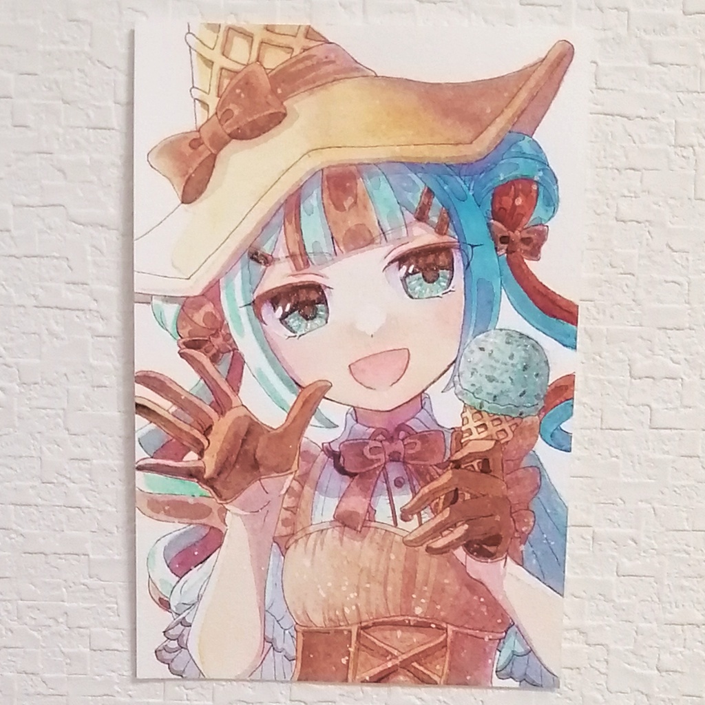 フレームレス原画(ハガキサイズ)