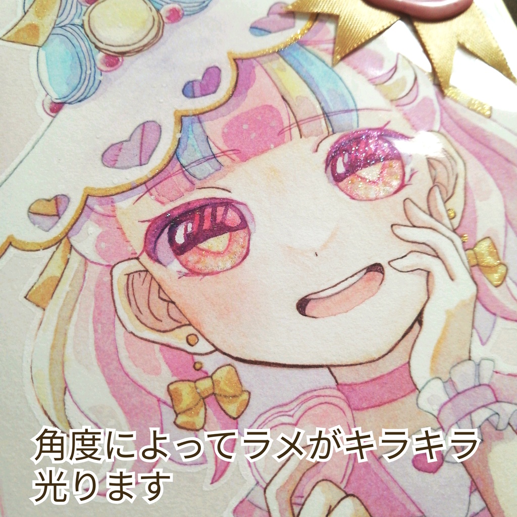 【ミニ色紙】pastel macaron