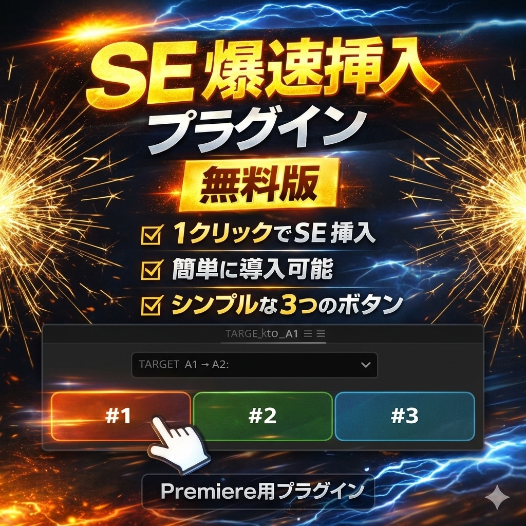 Premiere用 SE挿入爆速化エクステンション　KLA_SE_auto