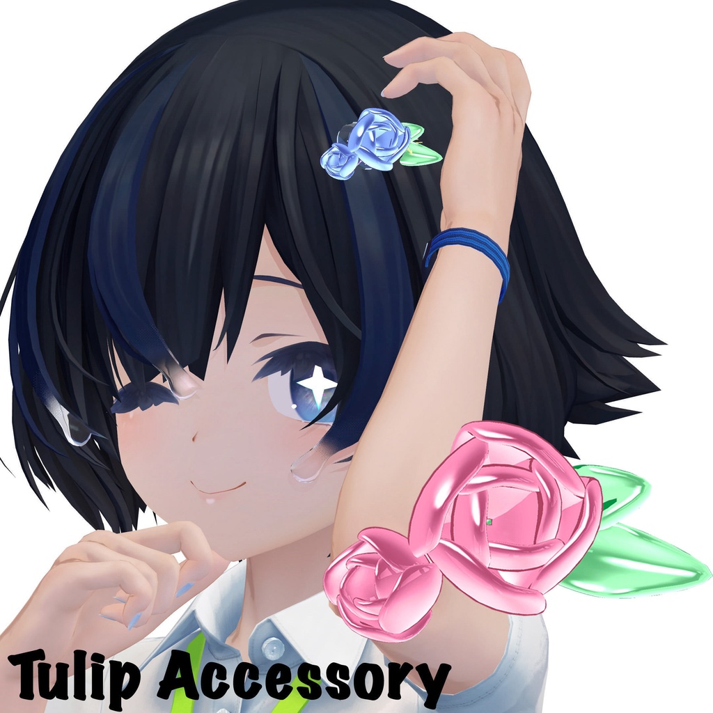 チューリップの髪飾り/Tulip Accessory